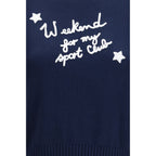Max Mara Blue Cotton Sweatshirt