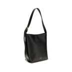 Jil Sander Black Calf Leather Bos Taurus Handbag