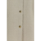 Moncler Beige Polyamide Full-Length Jacket