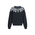 Palm Angels Black Cotton Sweatshirt