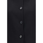 Lardini Black Wool Oves Aries Full-Length Jacket