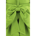 Self-Portrait Bicolor Polyester Mini Skirt