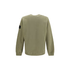 Stone Island Bicolor Cotton Sweatshirt