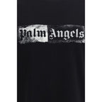 Palm Angels Black Cotton T-Shirt