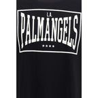 Palm Angels Black Cotton T-Shirt