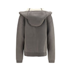 Rick Owens Gray Wool Oves Aries Hoodie