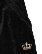 Juicy Couture Dark Gray Mid Waist Tapered Cropped Trouser Pants