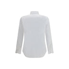Finamore White Cotton Dress Shirt