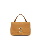 Zanellato Beige Suede Leather Shoulder Bag
