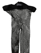 Dolce & Gabbana Black Fishnet Nylon Tights Stocking Pantyhose Socks