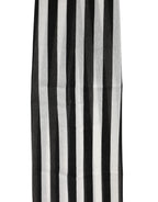 Dolce & Gabbana Black White Stripes Tights Stocking Pantyhose Socks