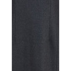 P.A.R.O.S.H. Gray Wool Oves Aries Casual Dress