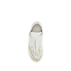 Maison Margiela White Calf Leather Bos Taurus Low Top Sneakers