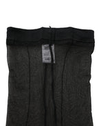 Dolce & Gabbana Black Nylon Tights Stocking Pantyhose Socks