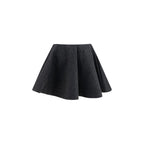 Ganni Gray Wool Oves Aries Midi Skirt