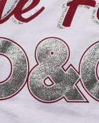 Dolce & Gabbana White Graphic Print Cotton Crew Neck T-shirt