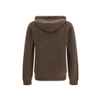 Roberto Collina Brown Wool Oves Aries Hoodie