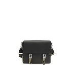 Fendi Black Calf Leather Bos Taurus Shoulder Bag