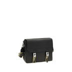Fendi Black Calf Leather Bos Taurus Shoulder Bag
