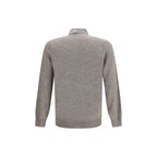 Brunello Cucinelli Gray Cashmere Polo Shirt