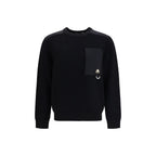 Moose Knuckles Black Nylon Sweatshirt