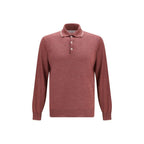 Brunello Cucinelli Bordeaux Cashmere Dress Shirt