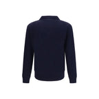 Brooksfield Blue Wool Oves Aries Sweatshirt