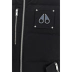 Moose Knuckles Black Cotton Sleeveless Jacket