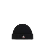 Parajumpers Black Wool Oves Aries Beanie
