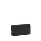 Valentino Garavani Black Calf Leather Bos Taurus Wallet
