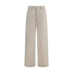 Fendi Beige Cotton Jeans Denim