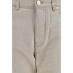 Fendi Beige Cotton Jeans Denim