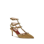 Valentino Garavani Beige Goatskin High Heel Pumps