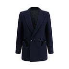 Blazé Milano Blue Wool Oves Aries Blazer