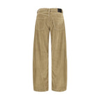 R13 Brown Cotton Relaxed Fit Jeans