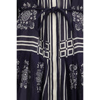 Alemais Blue Ramie Casual Dress