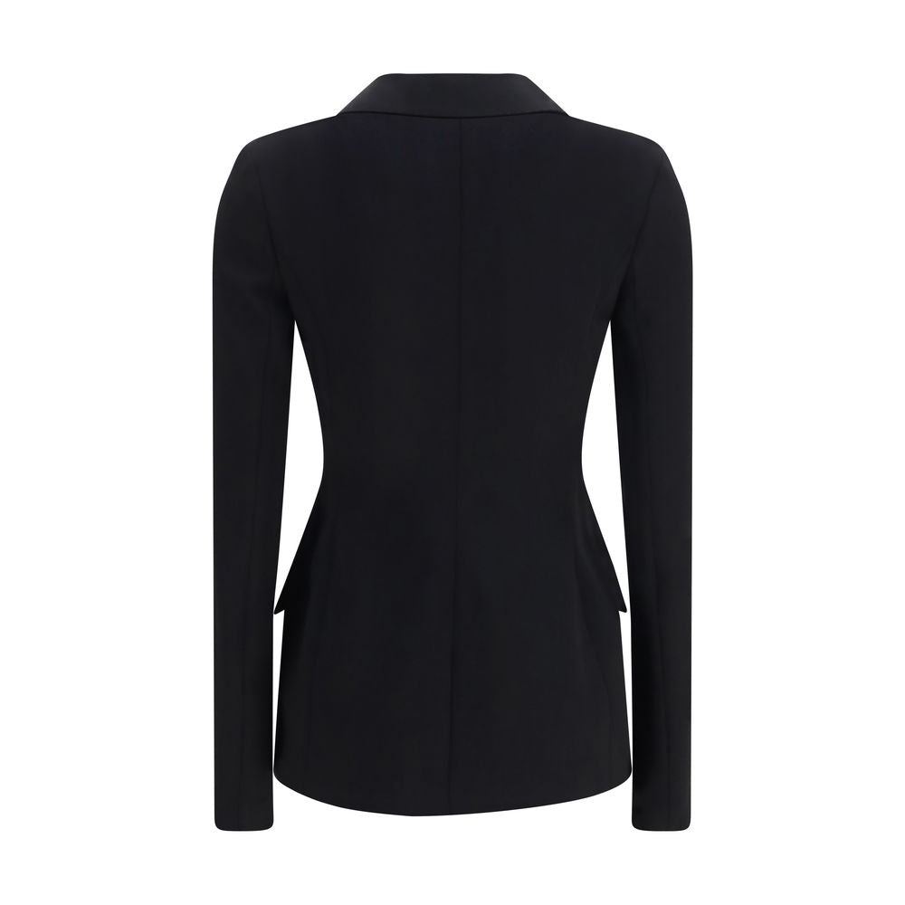 Dolce & Gabbana Black Wool Oves Aries Full-Length Jacket