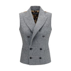 Dolce & Gabbana Gray Wool Oves Aries Waistcoat