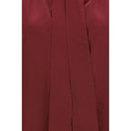 Jacob Cohen Bordeaux Silk Blouse