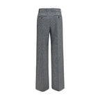 Dolce & Gabbana Gray Wool Oves Aries Dress Pants