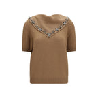 Prada Brown Cashmere Sweatshirt