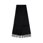 Max Mara Black Cashmere Scarf