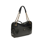 Vivienne Westwood Black Calf Leather Bos Taurus Shoulder Bag