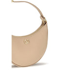 Valentino Garavani Beige Calf Leather Bos Taurus Shoulder Bag