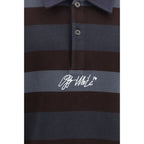 Off-White Multicolor Cotton Polo Shirt