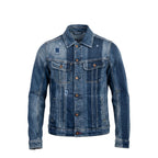 Jack & Jones Blue Cotton Men Jacket