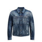 Jack & Jones Blue Cotton Men's Denim Jacket