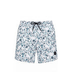 Trussardi Beachwear White Polyester Men Swim Shorts