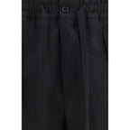 Valentino Garavani Black Cotton Chino Pants