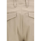 Lardini Beige Cotton Casual Pants